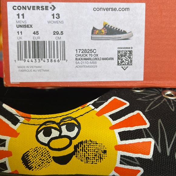 Converse 172825C
CHUCK TAYLOR 70 OX
BLACK/AMARILLO/BOLD MANDARIN
Men’s sneakers - Picture 16 of 16